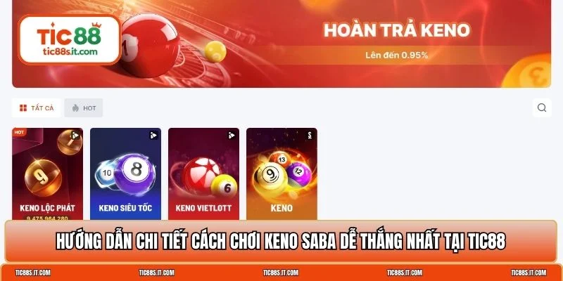 cách chơi Keno Saba