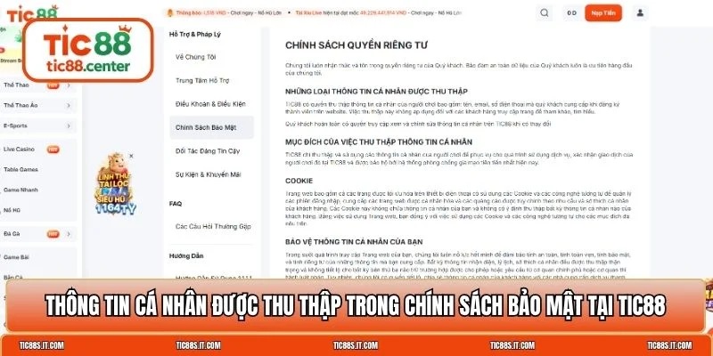 Chính sách bảo mật